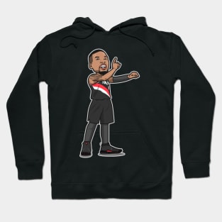 Damian Lillard Cartoon Style Hoodie